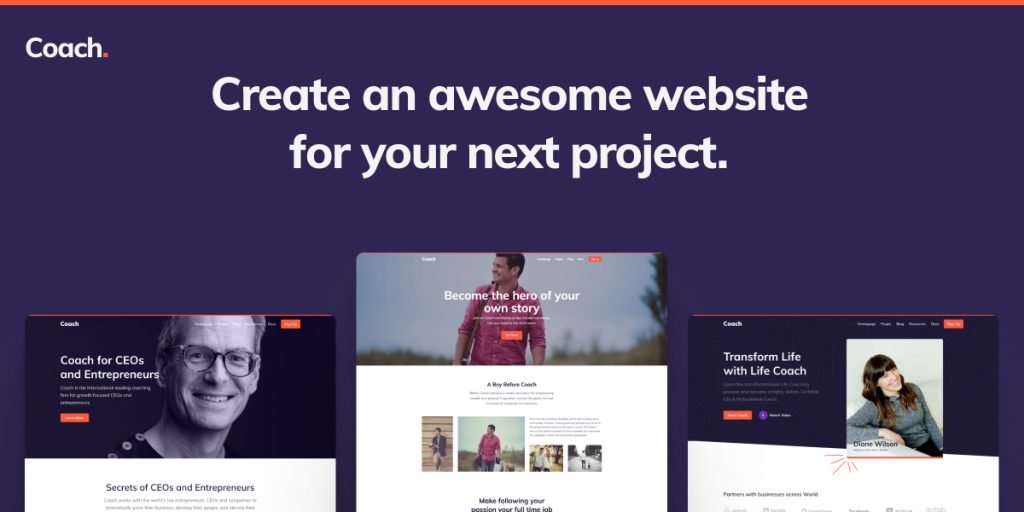 Coaching & Courses Bootstrap Theme