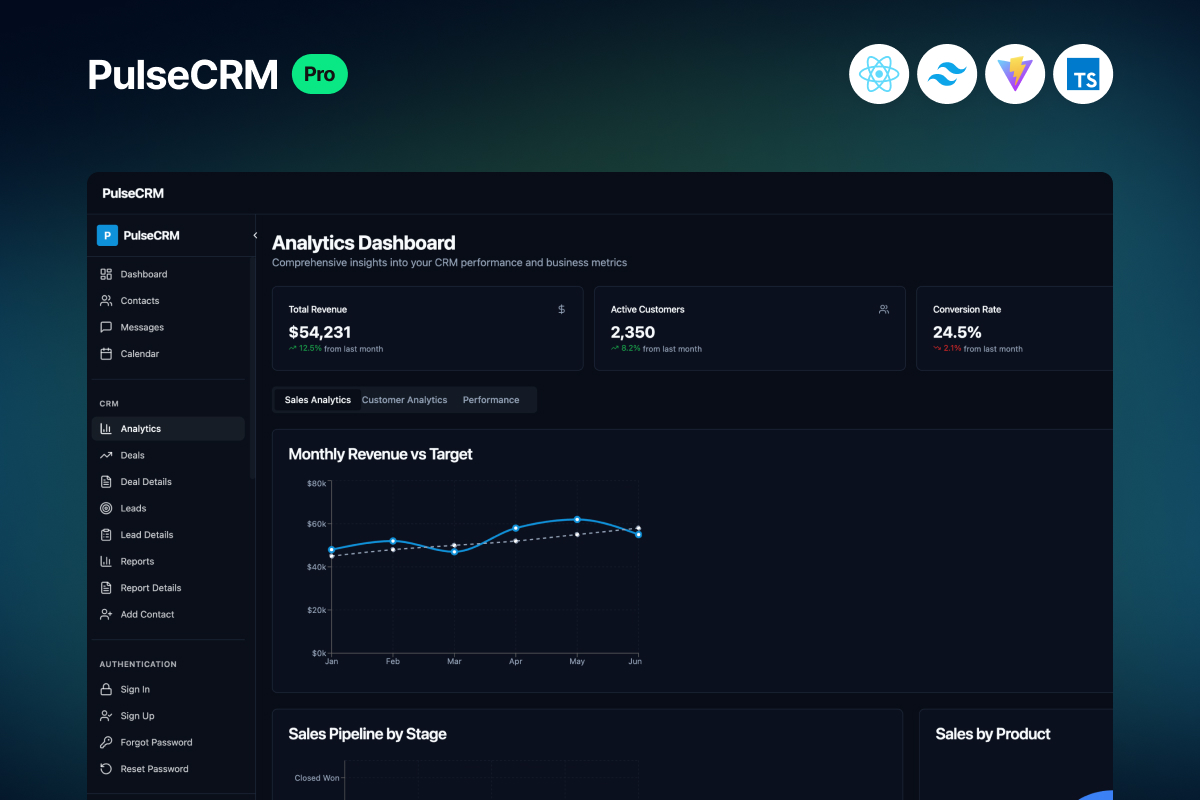 Pulse CRM Dashboard