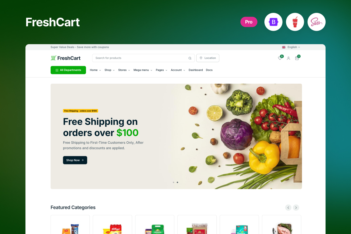 eCommerce Website Template