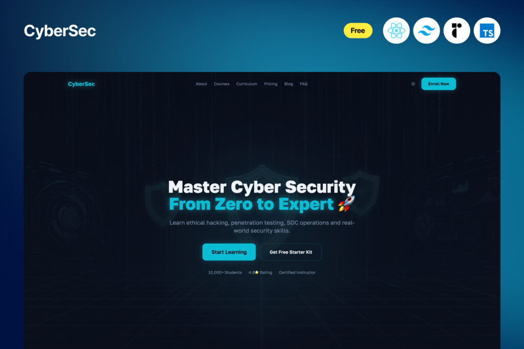 Course Landing Page
